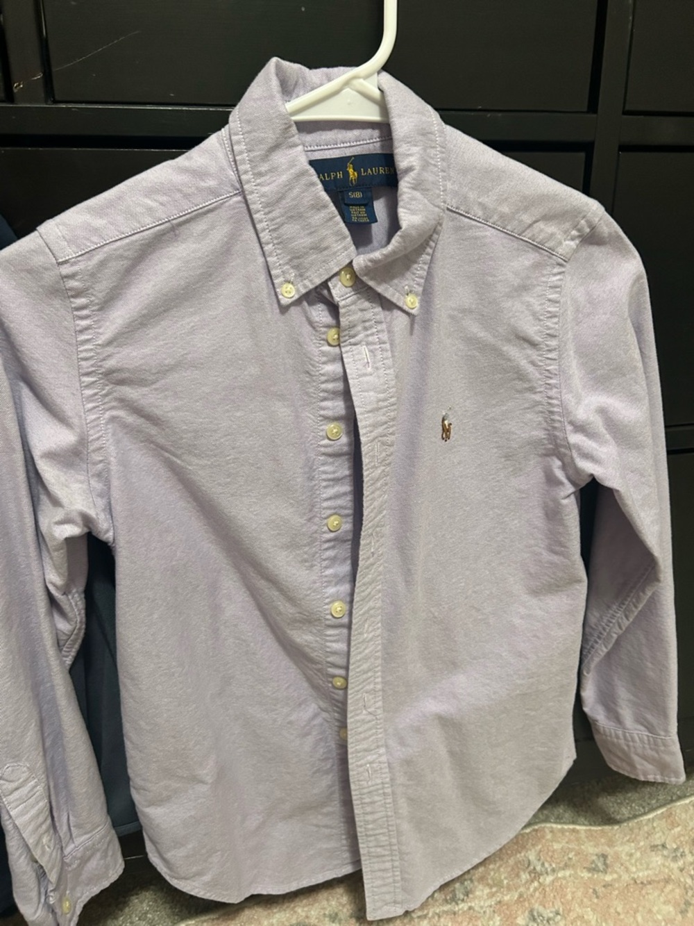 Ralph Lauren Lilac Button-Down Oxford Shirt